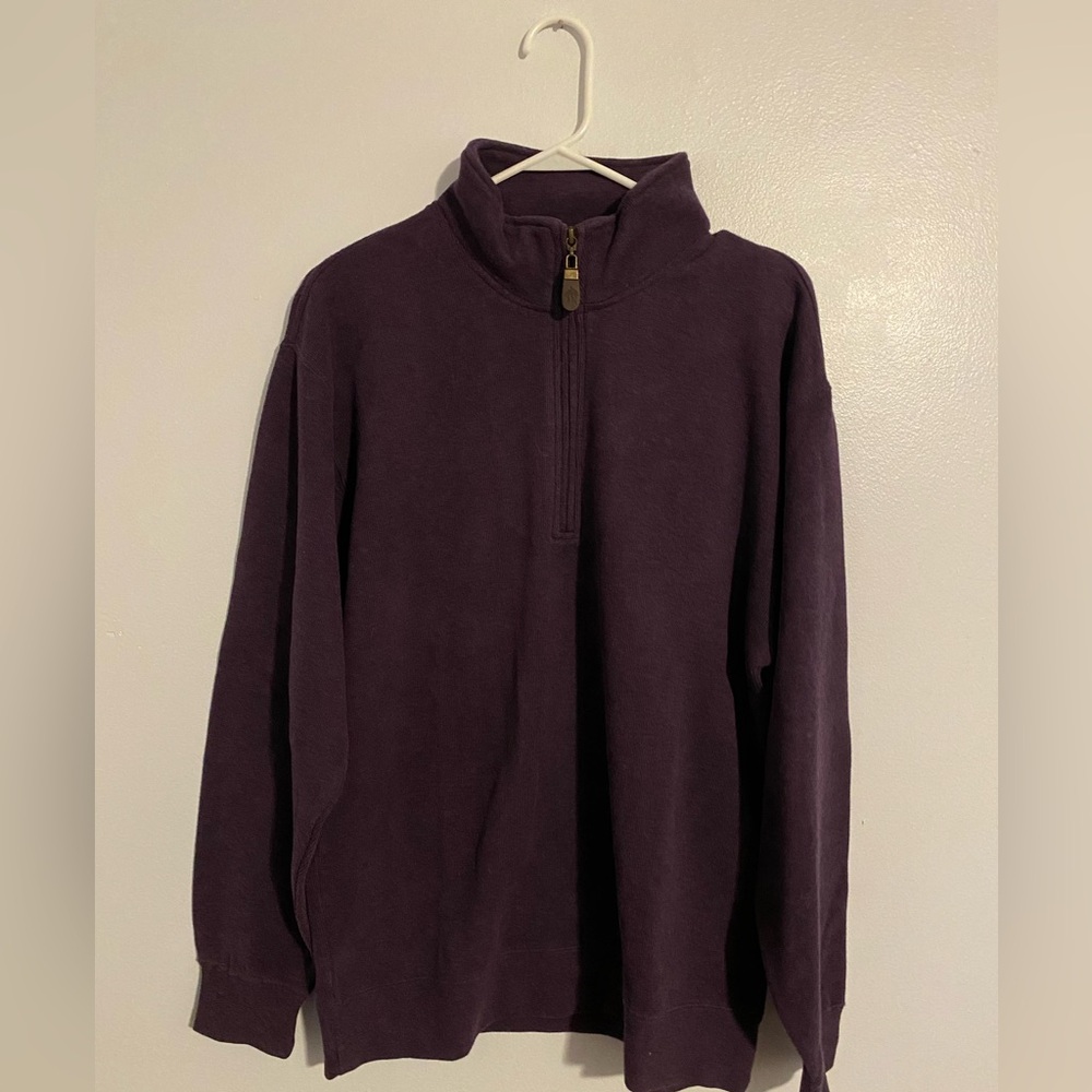 Orvis quarter zip men’s medium purple